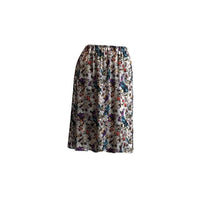 Load image into Gallery viewer, Luxurious 100% Italian Silk Charmeuse Tree of Life Print Midi Skirt with elastic waist UK Size 6 - 12 by I LOVE LOLA London