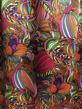 Load image into Gallery viewer, Pucci-esque 100% Italian Silk Stretch Satin drop shoulder blouse tulip sleeves at the cuff UK Size 10 - 12 by I LOVE LOLA London